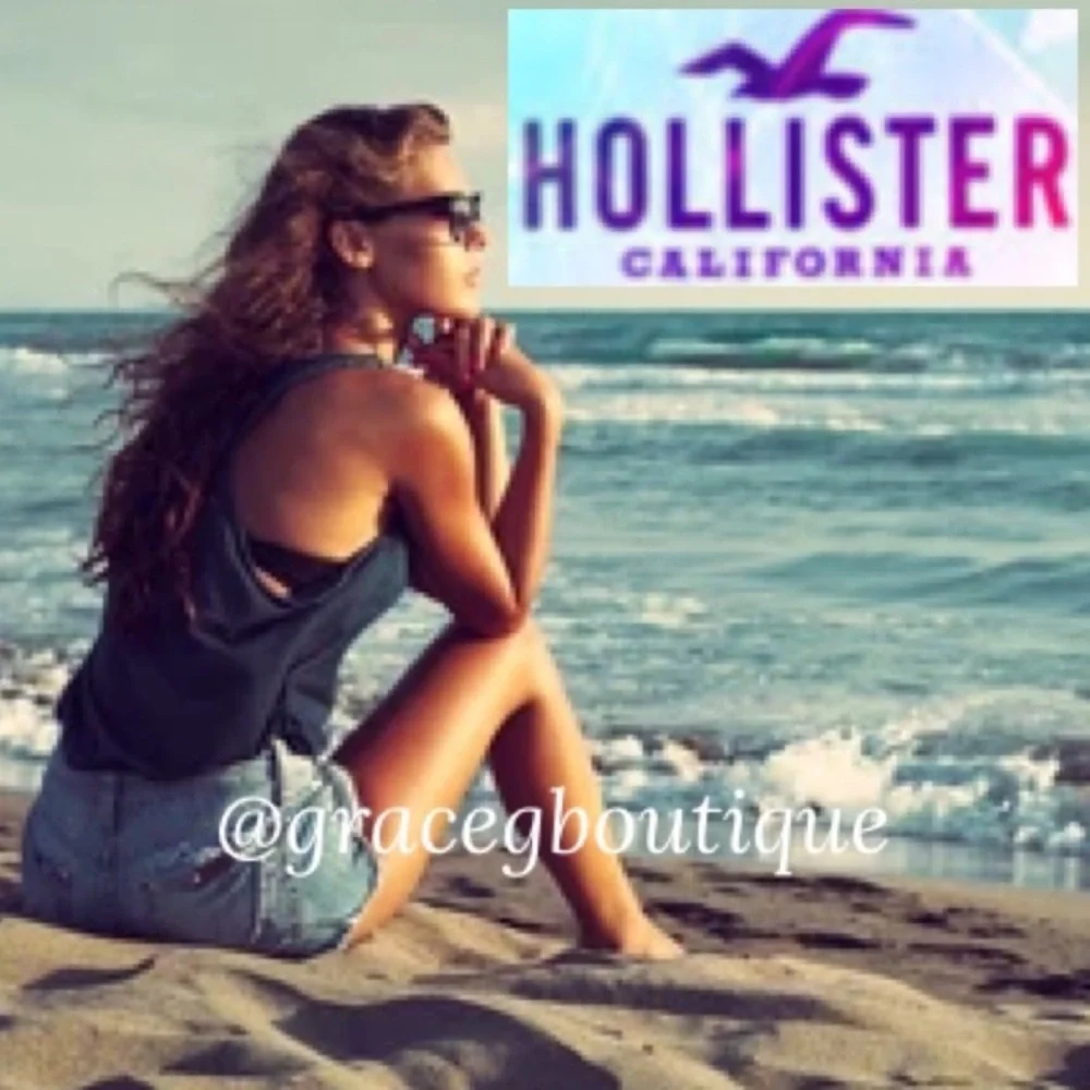 Hollister Jean Shorts High Rise Distressed…